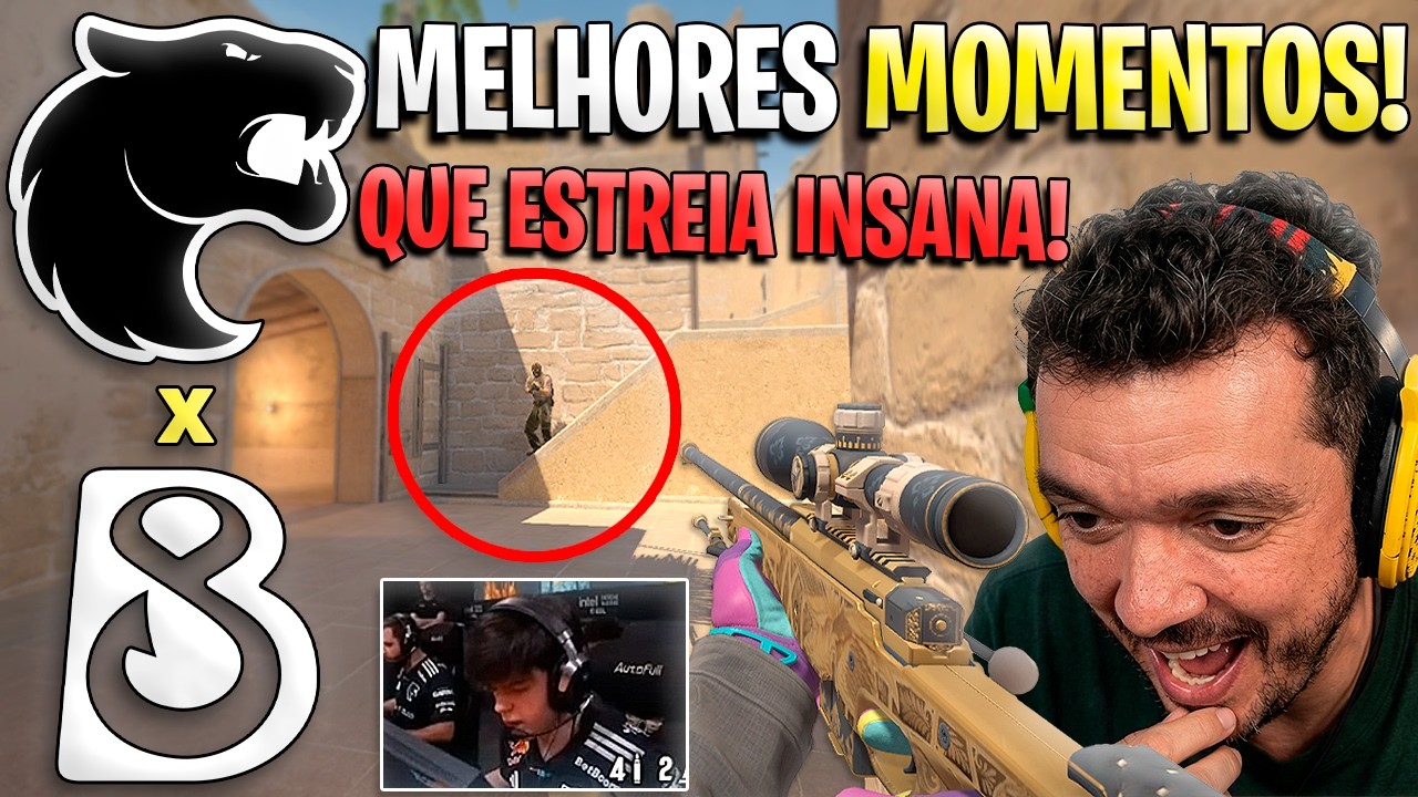 QUE AMASSO DA PO***!🔥 FURIA x B8 (MELHORES MOMENTOS) IEM Cologne Major 2026 (GAULES)