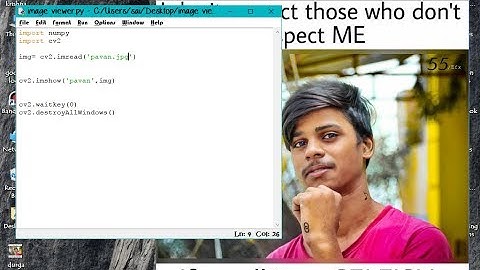 How To Create a Image Viewer Using Python ||Numpy||Opencv||By Techy Tech