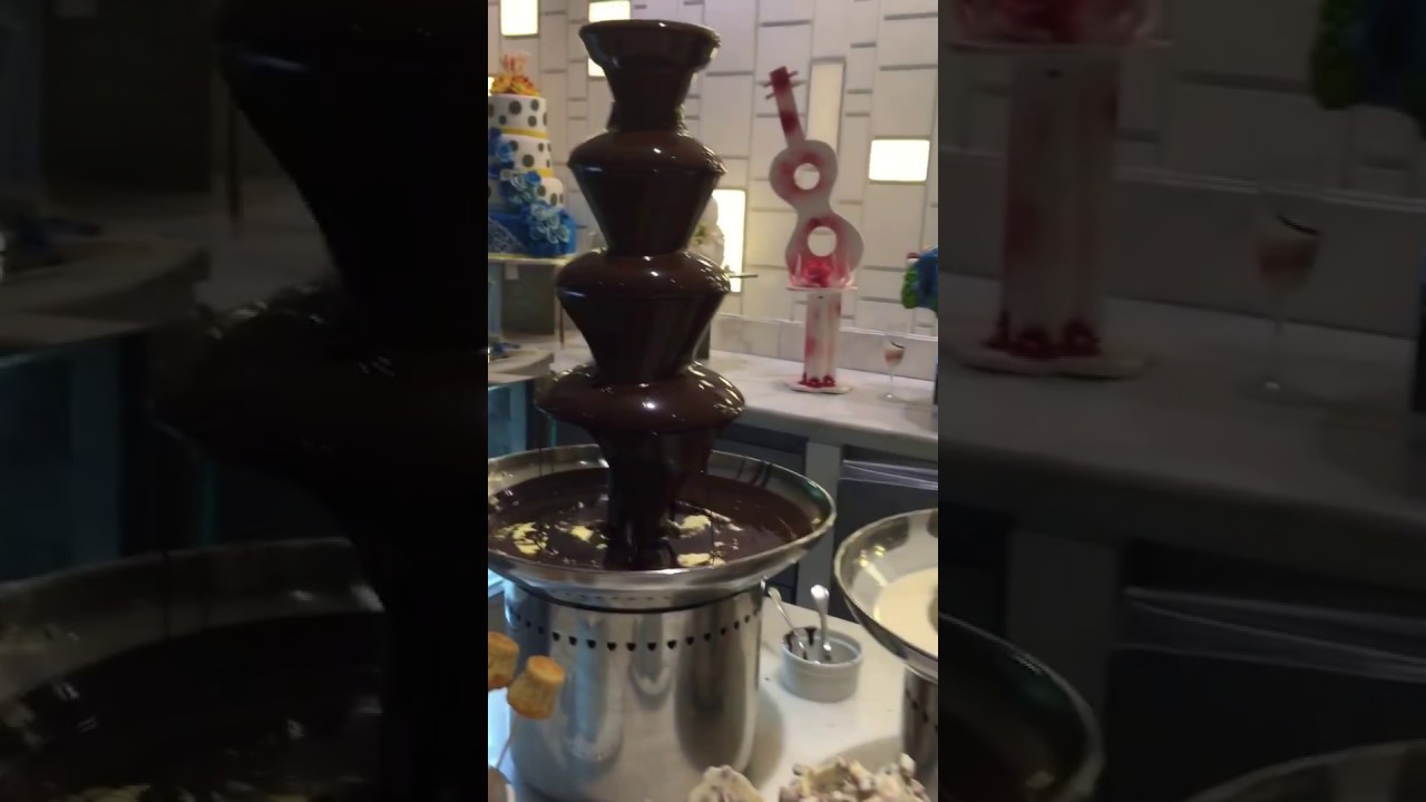 Chocolate fountain YouTube