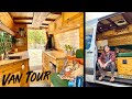 CAMPER VAN TOUR | Micro Cabin Sprinter Van DIY Conversion will make you DROP