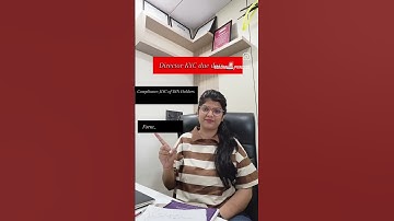 📑 Last date for filing Director KYC (Form DIR-3 KYC) _30th September!!