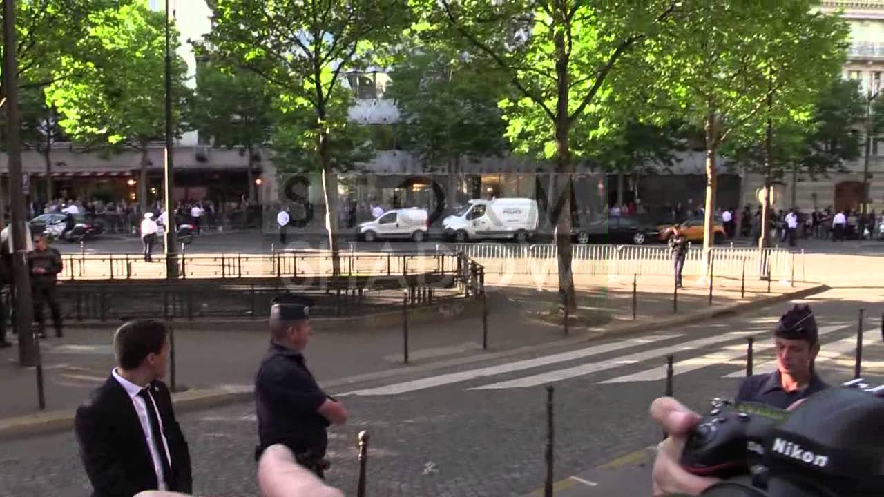 Francois Hollande and Barack Obama had dinner at Le Chiberta Restaurant in Paris