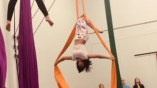 Here’s the full video of my Aerial silks performance.