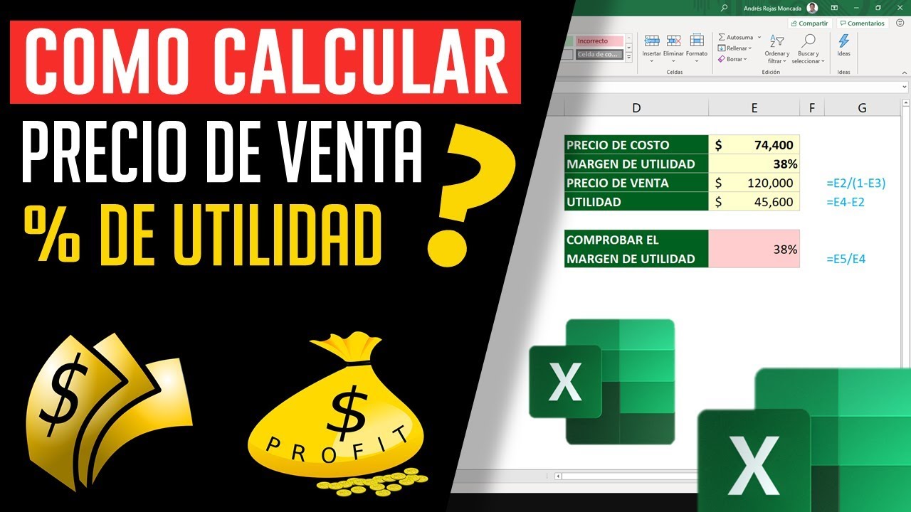 C Mo Calcular El Precio De Venta Y El Margen De Utilidad De Un Producto