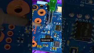 Most people replace the whole motherboard.We repair it. #FixMyMacPC #MotherboardRepair #ChipLevel