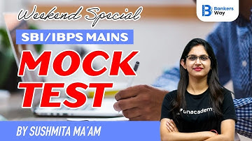 SBI & IBPS MAINS | GA by Sushmita Tripathi | Mock Test