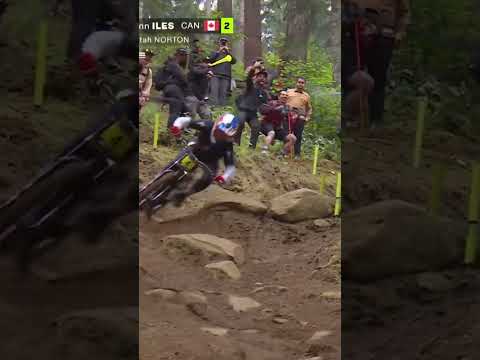 🇨🇦 Le run impressionnant de Finn Iles à Val di Sole ! #canada #vtt #sports