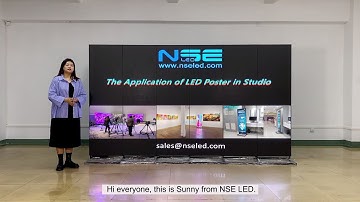The Application of Smart & Linkable LED Poster Display in Studio