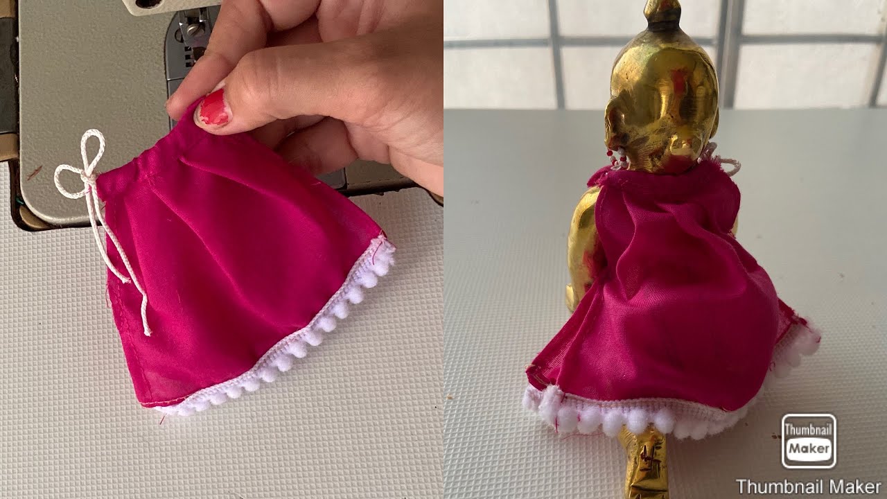 😍(no6&7)😍How to make laddu gopal new dress👗👗 🙏🙏🙏🙏👗