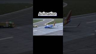 Animation Vs Real - Southwest Airline Flight 1380