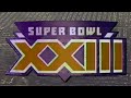 SUPERBOWL XXIII Bengals vs 49ers Highlights (NBC Intro) greatest winning drive in 49ers history