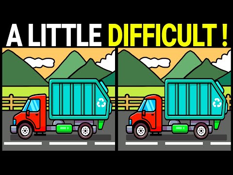 🧠💪🏻 Spot the Difference Game | Find 3 Differences in 90 Seconds 《A Little Difficult》