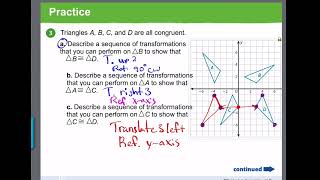 Describing Sequences of Transformations Example 3