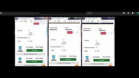 BINARY OPTION STRATEGY-DIGIT MATCH