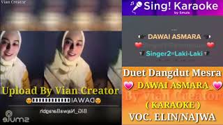 Dawai Asmara Dangdut Karaoke Elin Najwa Tanpa Vokal Pria