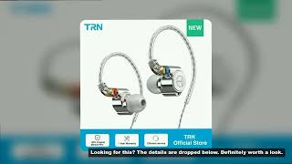 TRN TA1 Hi-FI 1BA 1DD Hybrid (Knowles 33518,8mm Dynamic) In-ear Earphone Drive HIFI Bass Metal Monit