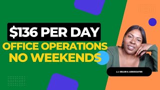 $136 PER DAY! 100% REMOTE! OFFICE/CLERICAL JOB! MON-FRI NO WEEKENDS! WORK FROM HOME JOBS 2022