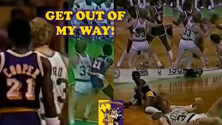 First Michael Cooper vs Larry Bird Duel In The NBA Finals 1984 Game 1