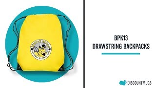 Printed Small Drawstring Backpacks
