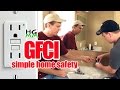 How to install a GFCI outlet. Simple home safety.