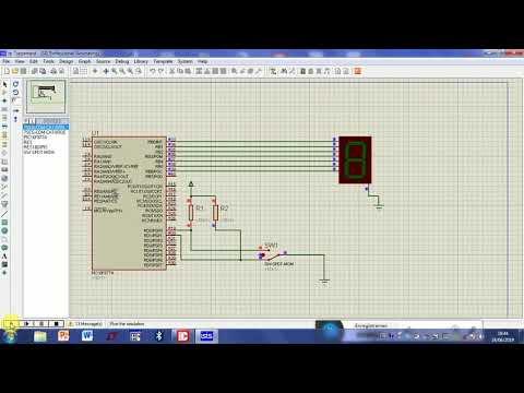 7 segement counter Pic 16f877a MicroC