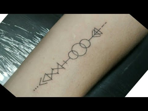 Geometric Lining Tattoo #Geometrictattoo - Youtube