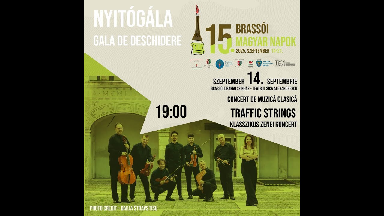 TRAFFIC STRINGS -Concert Brasov 14 09 2025 -1st part (concert for the Hungarian community in Brasov)