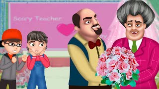 Happy Wedding | Miss T Love Francis | Couple Prank | Scary Teacher 3D