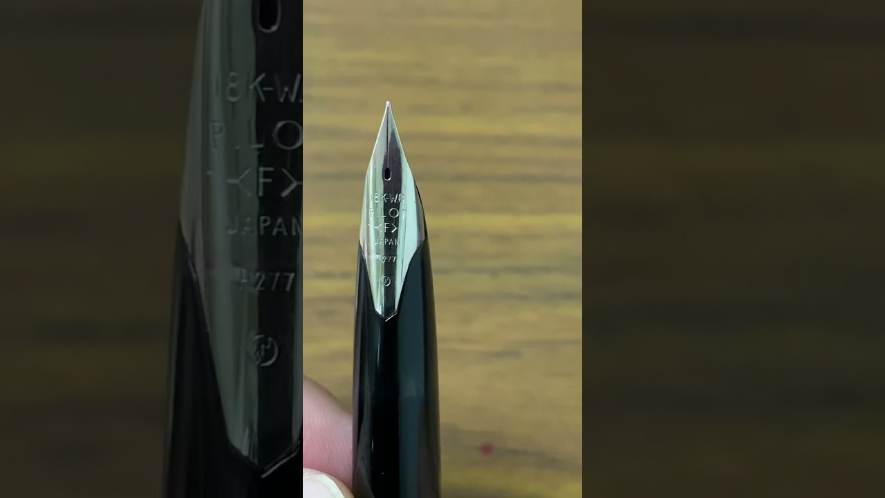 Pilot Custom Striped 18K Fountain Pen Quick Review #shorts - YouTube