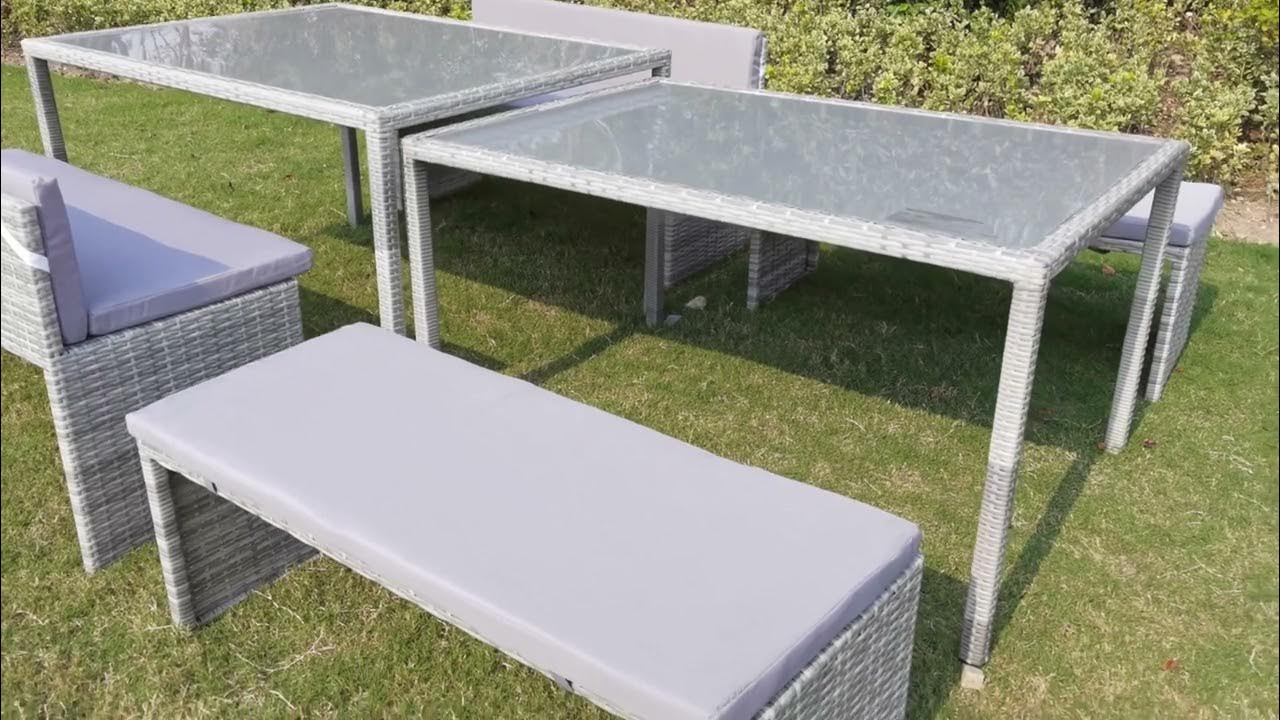 6 Piece Vermont Extendable Table And Chair Set The Range YouTube