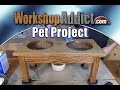Build a Raised Dog Bowl Stand