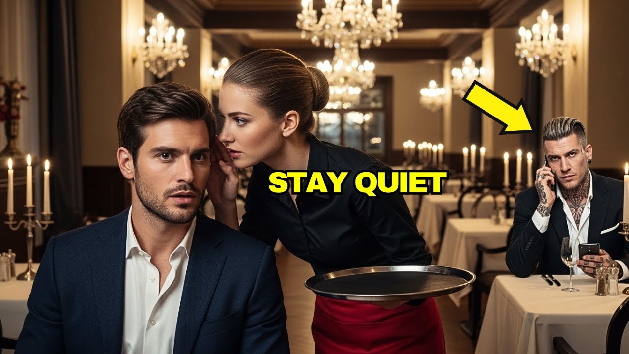“Stay quiet and don’t move” — A waitress saved the MAFIA’S MILLIONAIRE after spotting the ambush