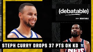 Reacting to Steph Curry torching KD and the Nets with 37pts | (debatable)