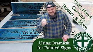 How To Use Oramask 813 Stencil Film For Painted CNC Signs screenshot 4