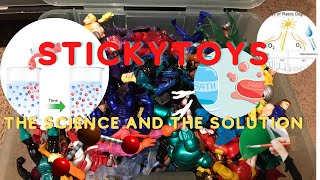 Why Toys Get Sticky - the science and the solution. How to restore and how to fix Sticky Old Toys