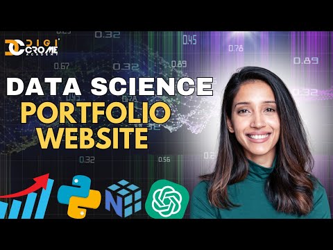 How to Make a Personal / Portfolio Website | Data Science Portfolio Website | Digicrome - video from Digicrome