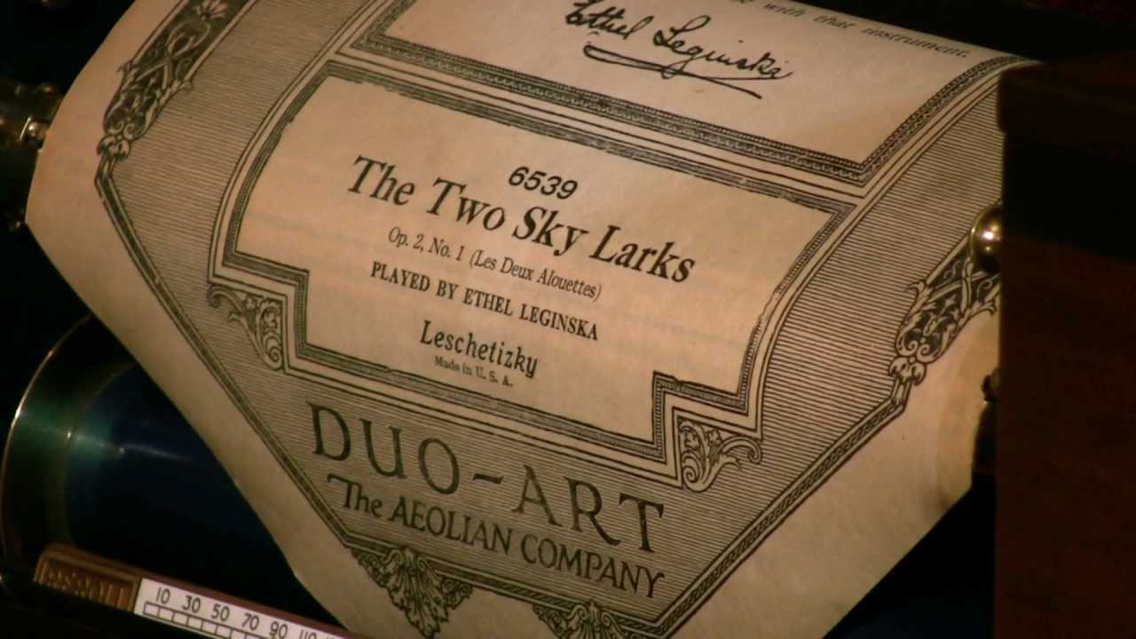 The Two Sky Larks - Leginska (Leschetizky) Duo-Art