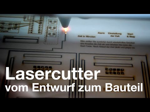 Lasercutter: vom Entwurf zum Bauteil