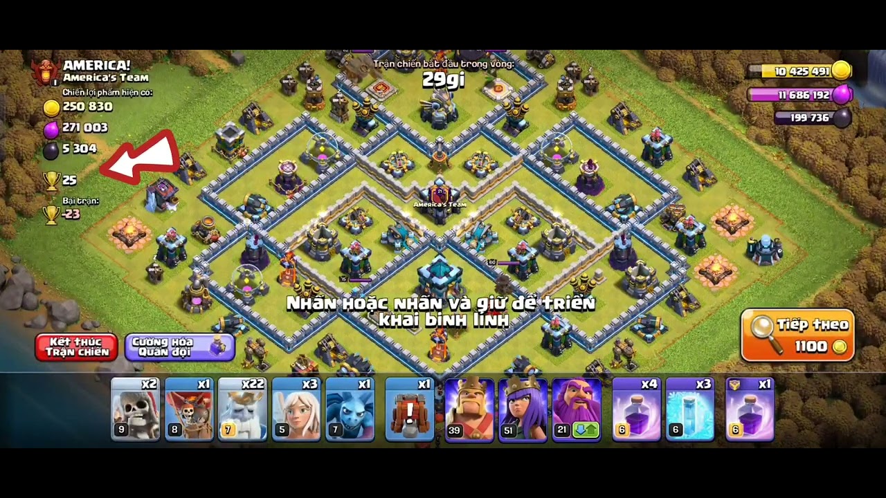 Clash Problem Less trophies showing in attack problem solve in Clash of Clans - YouTube