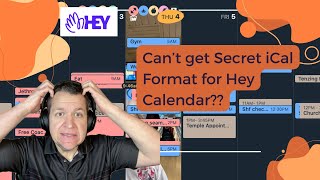 Can't get Secret Address in iCal Format in Google Workspace for Hey Calendar?  I'll show you how