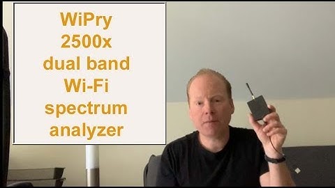 WiPry 2500x, Wi-Fi Spectrum Analyzer (iOS, Android, PC, MAC) unboxing