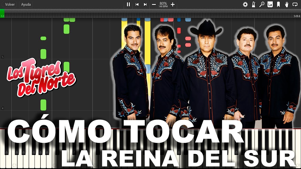 Los Tigres del Norte La reina del sur (Cómo tocar) / Tutorial Piano Melodía Bajo YouTube Los Tigres del Norte La reina del sur (Cómo tocar) / Tutorial Piano Melodía Bajo YouTube