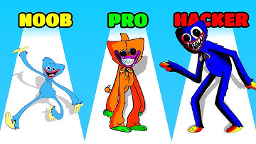 Poppy Run 3D: Play time Gameplay - NOOB vs PRO vs HACKER (iOS/Android)