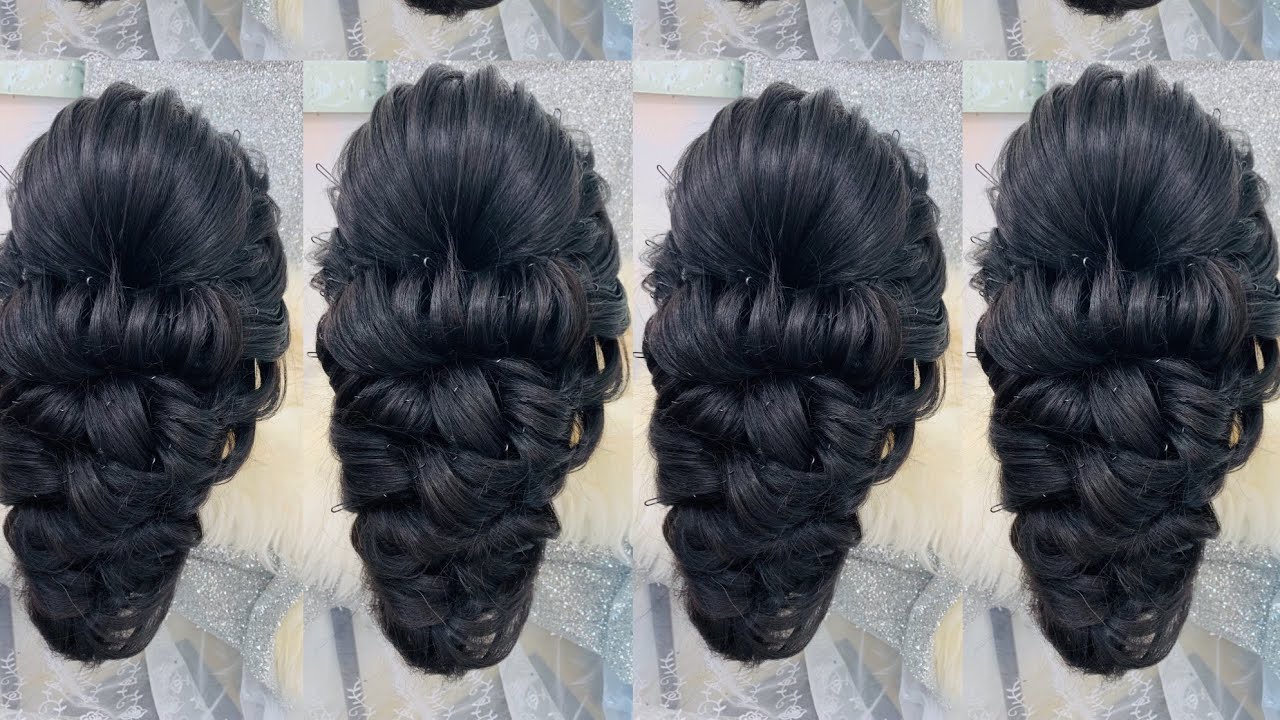 Mermaid wedding hairstyle
