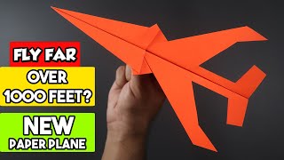 Learn How To Fold A Paper Airplane That Fly Far - Easy