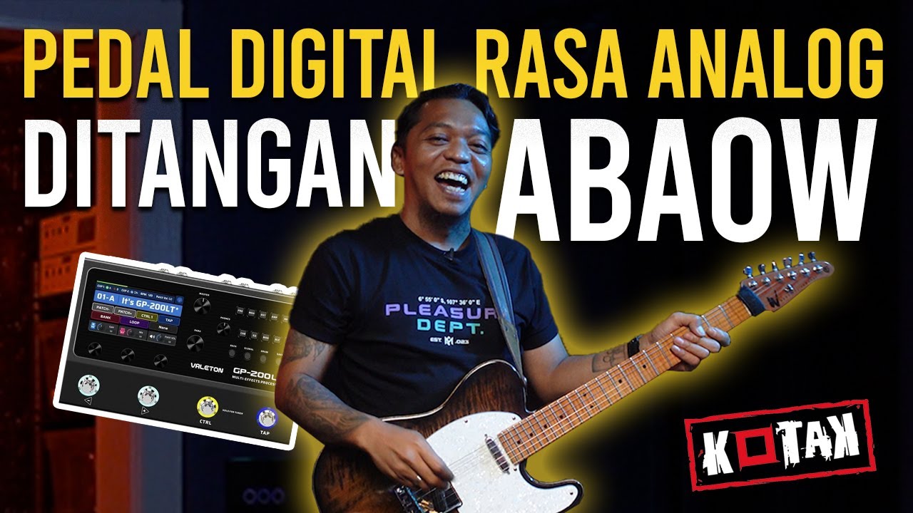 PEDAL DIGITAL RASA ANALOG DITANGAN ABAOW | BOXXCASE & BXJR
