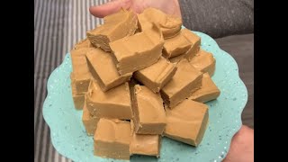 EASIEST PNUT BUTTER FUDGE RECIPE EVER!!