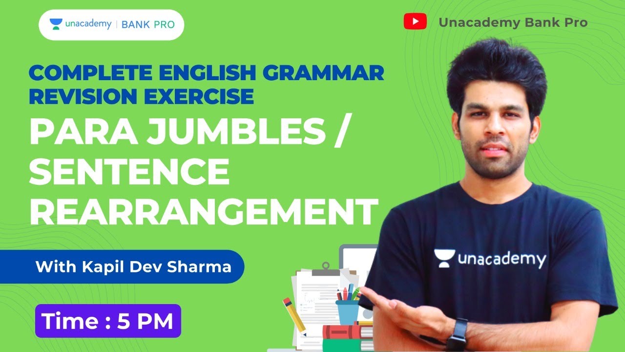 Para Jumbles / Sentence Rearrangement | Day 1 | IBPS / RRB / SBI PO ...