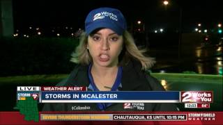 Tonadic storm sweeps through McAlester