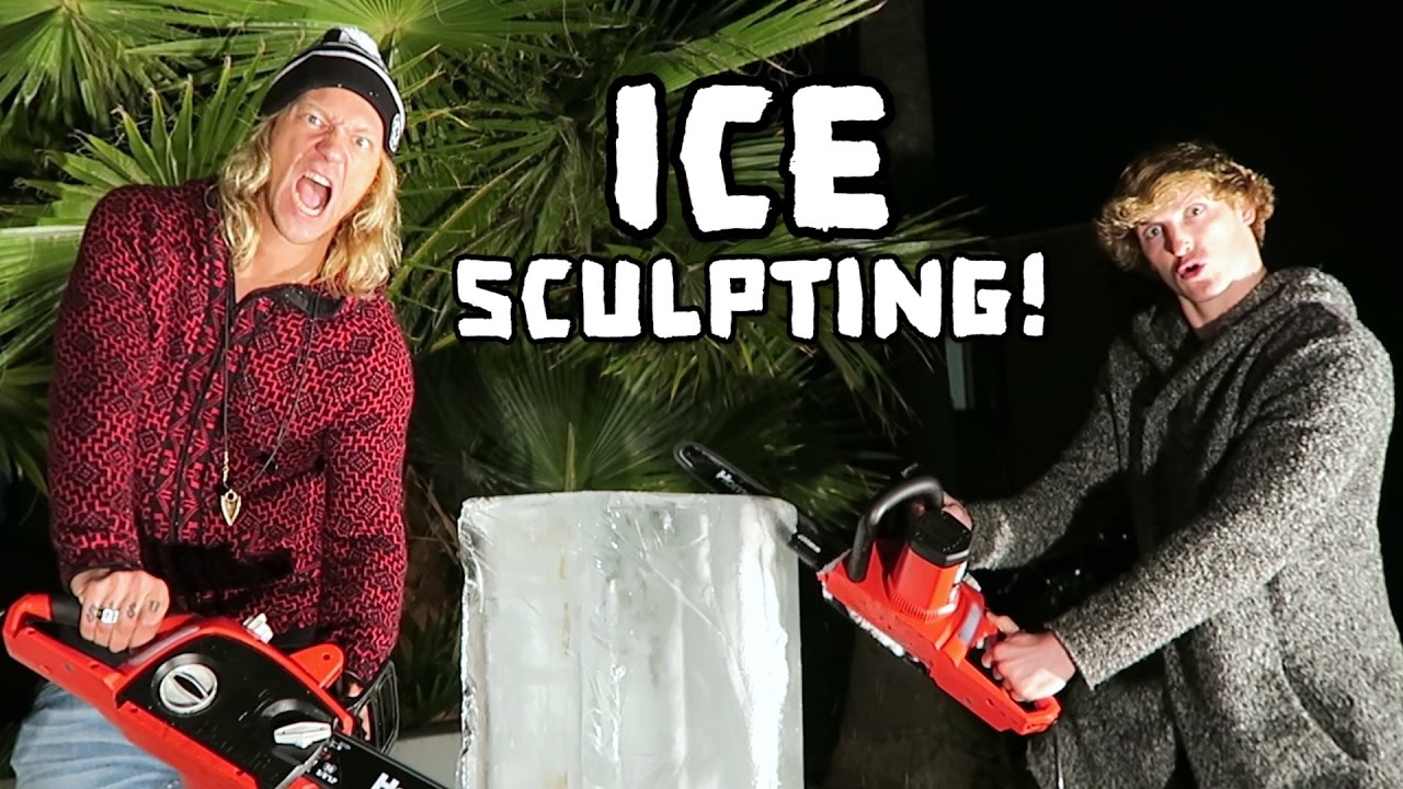 Ice Sculpting with Logan Paul!